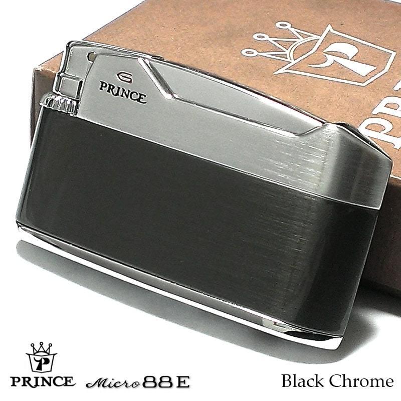 ガスライター プリンス PRINCE ミクロ88E ブラッククローム 復刻 ガスライター プリンス PRINCE ミクロ88E ブラッククローム 復刻