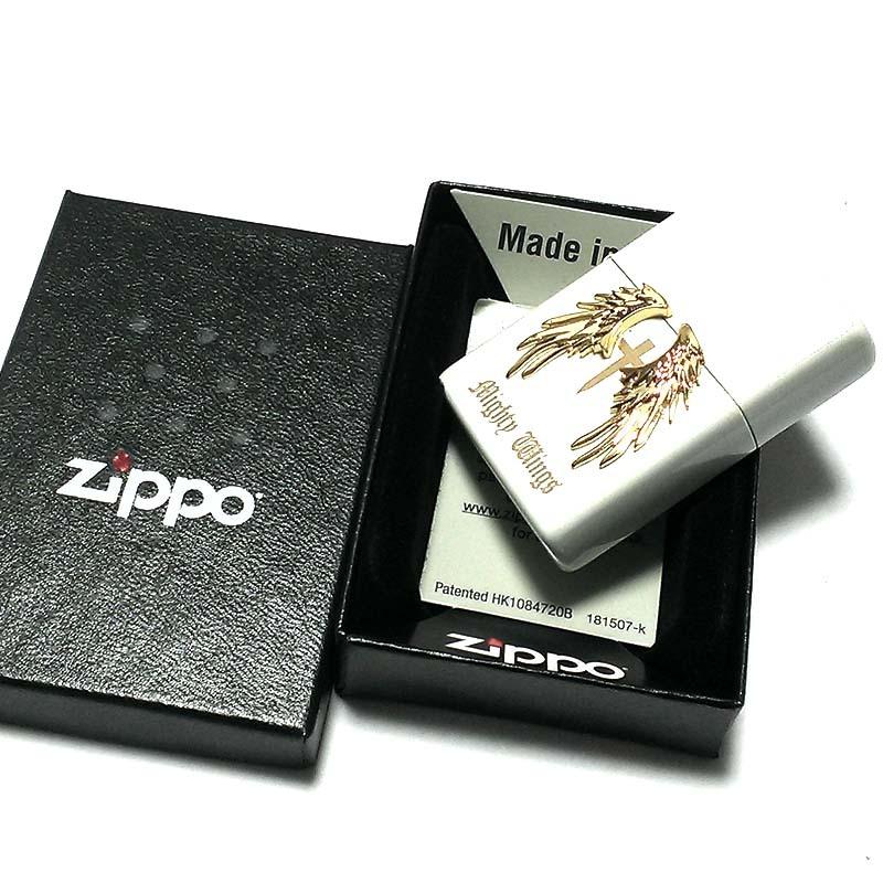 ZIPPO（ジッポー） ライター マイティ ウィングス ラメホワイト