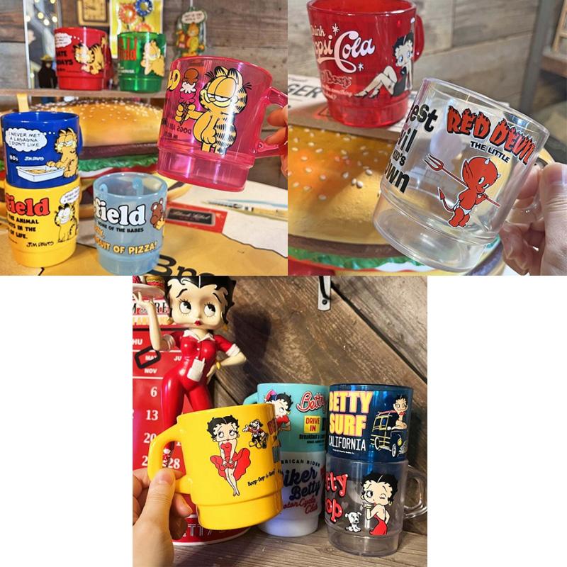 アメリカン レトロ マグカップ ミルキースタッキングマグ ベティブープ