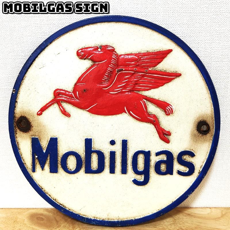 アメリカン レトロ 看板 モービル ロゴ かっこいい Mobilgas