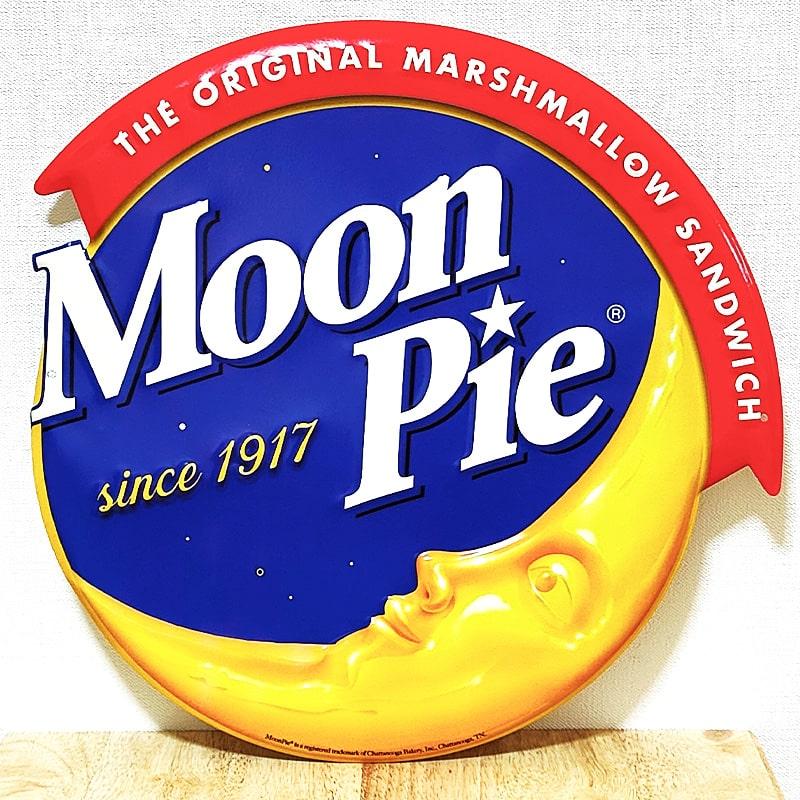 アメリカン レトロ ブリキ看板 Moonpie アンティーク ムーンパイ