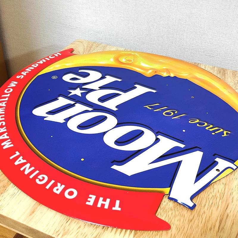 アメリカン レトロ ブリキ看板 Moonpie アンティーク ムーンパイ