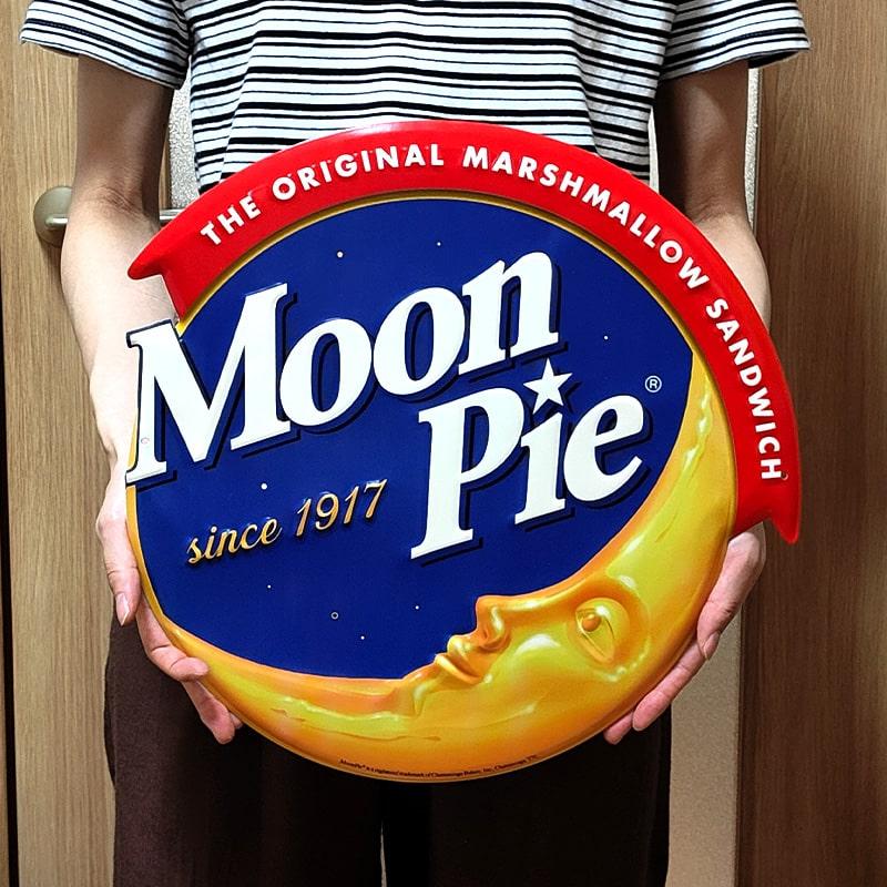 アメリカン レトロ ブリキ看板 Moonpie アンティーク ムーンパイ