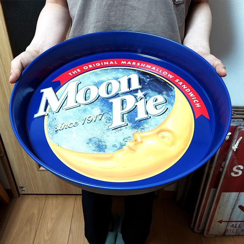 アメリカン レトロ お皿 ムーンパイ セービングトレイ メタル お菓子