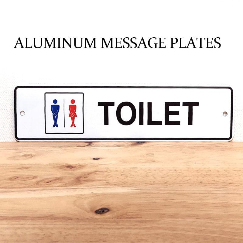 看板 プレート TOILETS トイレ玄関飾り ビンテージ 店舗 お店 カフェ アメリカン レトロ 看板 トイレ メッセージプレート TOILET 案内
