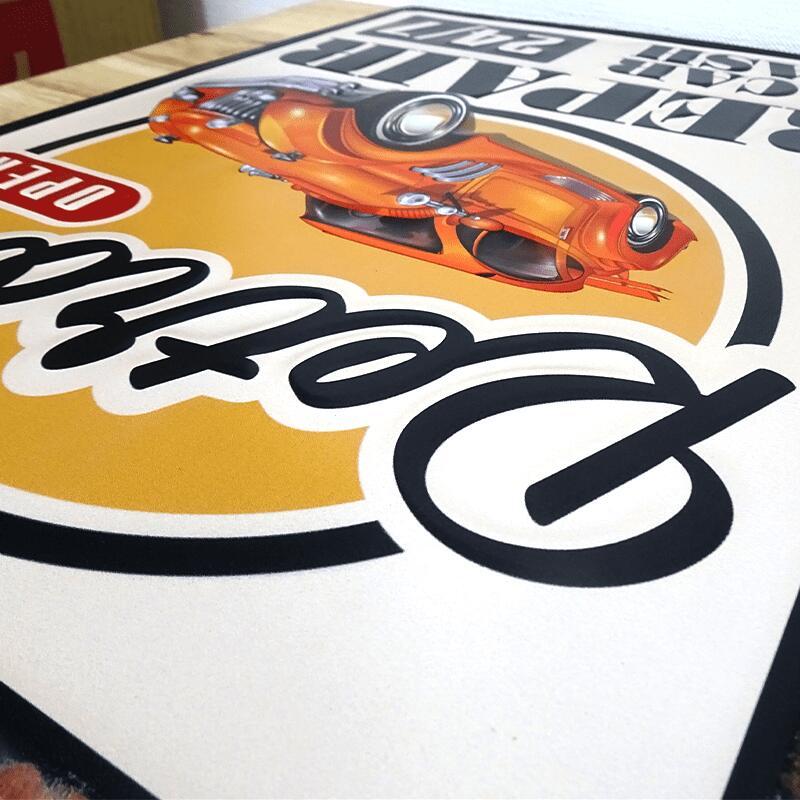 アメリカン レトロ ブリキ看板 アンティーク REPAIR & CAR WASH