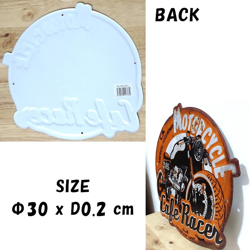 アメリカン レトロ ブリキ看板 かっこいい バイク ビンテージ Cafe