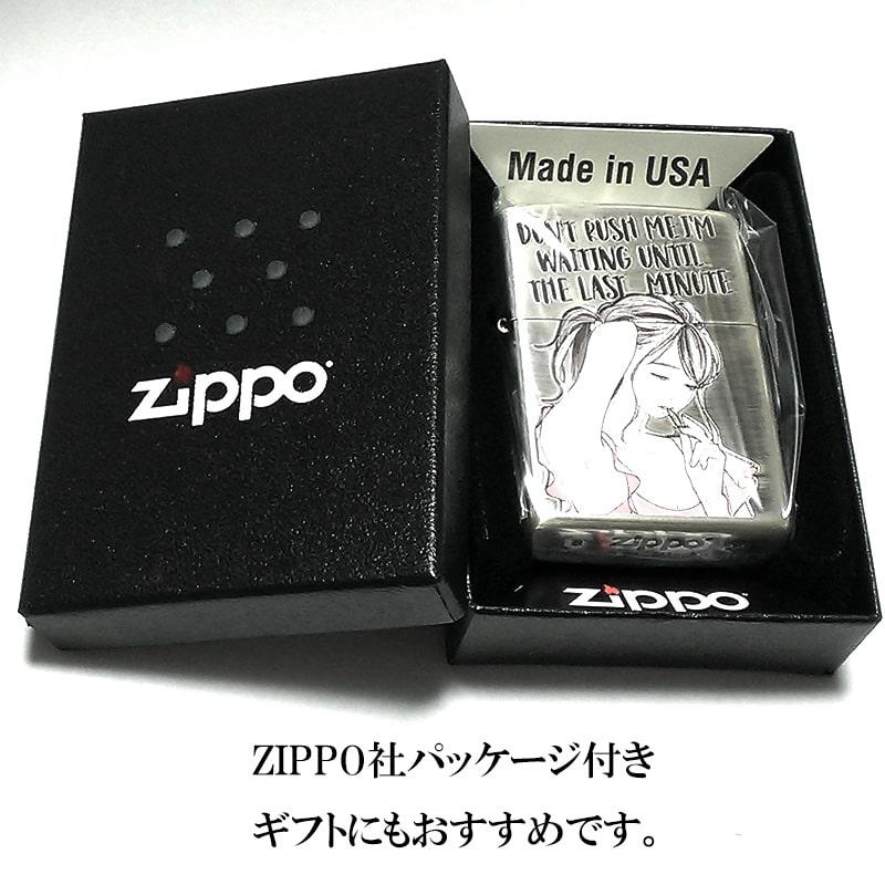ZIPPO（ジッポー） ライター 萌え ジッポ 銀イブシ仕上げ セクシー 