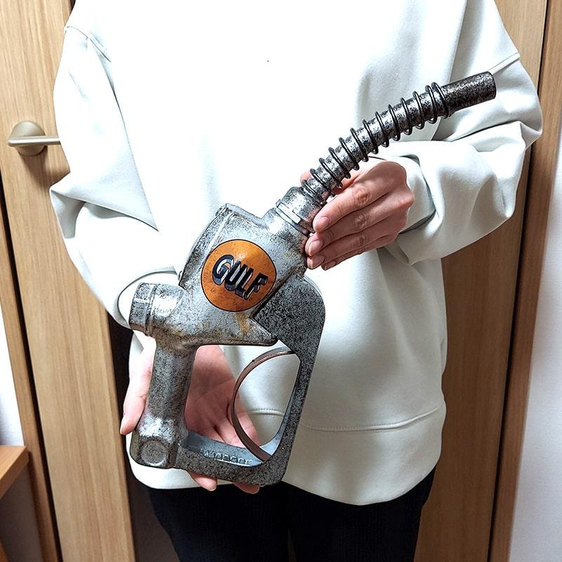 GULF ガスポンプライト グローブ vintage 希少 ガソリン USA ヴィンテージガスポンプ ノズル ガルフ ガレージ グッズ GULF