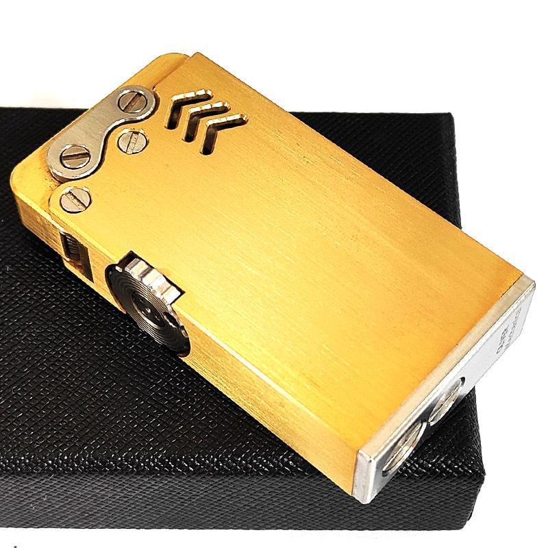 オイルライター 重厚 オリバー メカニカル ソリッドブラス サテン 真鍮