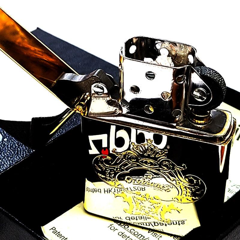 ZIPPO（ジッポー） オロビアンコ シルバー＆ゴールド 金銀 ロゴ 