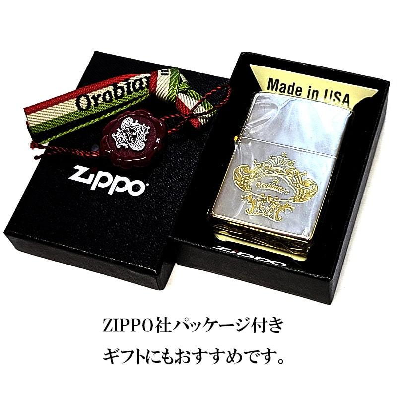 ZIPPO（ジッポー） オロビアンコ シルバー＆ゴールド 金銀 ロゴ 