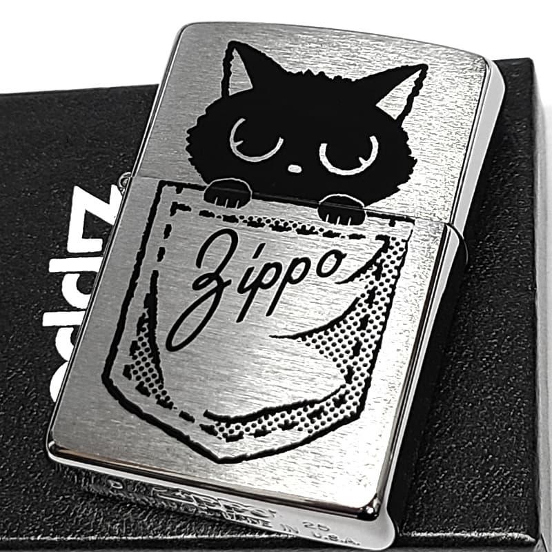 ZIPPO（ジッポー） ライター ポケにゃん子 ネコ ジッポ かわいい