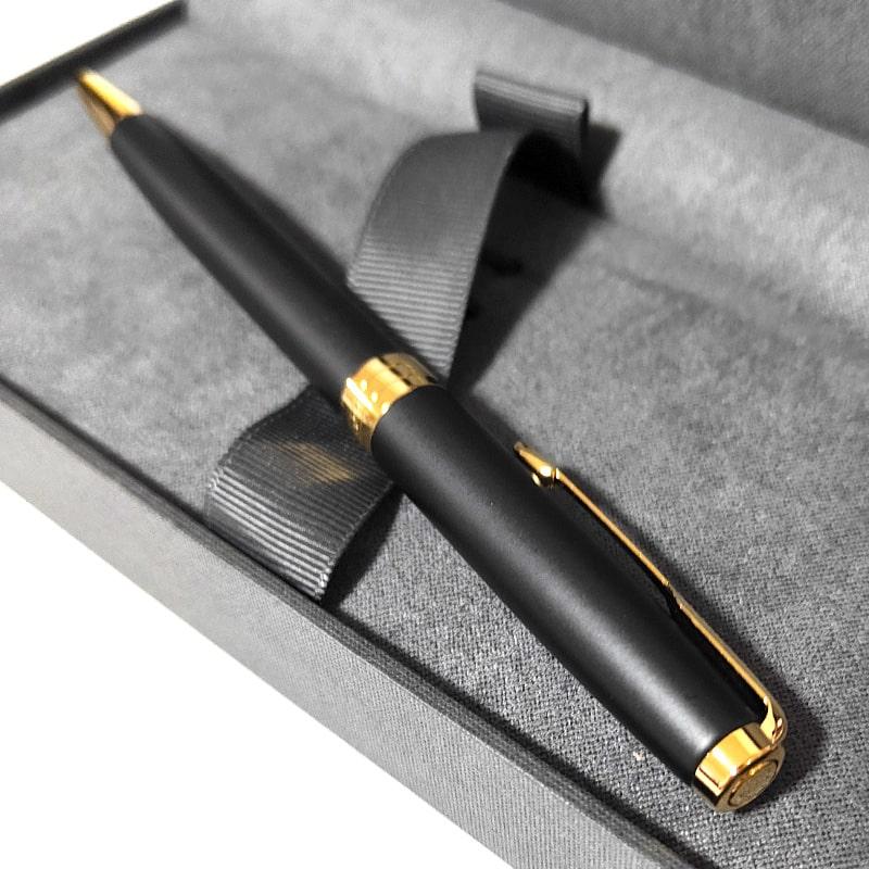 ソネット パーカー ボールペン マットブラックGT かっこいい