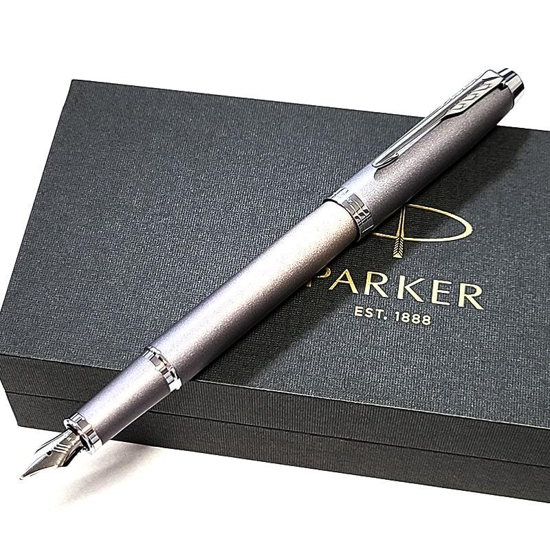 万年筆 パーカー かっこいい IM リチュアル グレイCT 細字 おしゃれ PARKER 高級 美しい プレゼント ブランド 文房具 お祝い_2