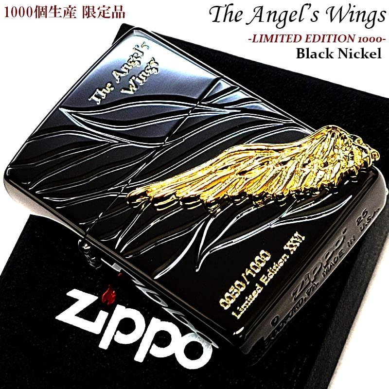 ZIPPO（ジッポー） ライター エンジェルウィング ブラックニッケル