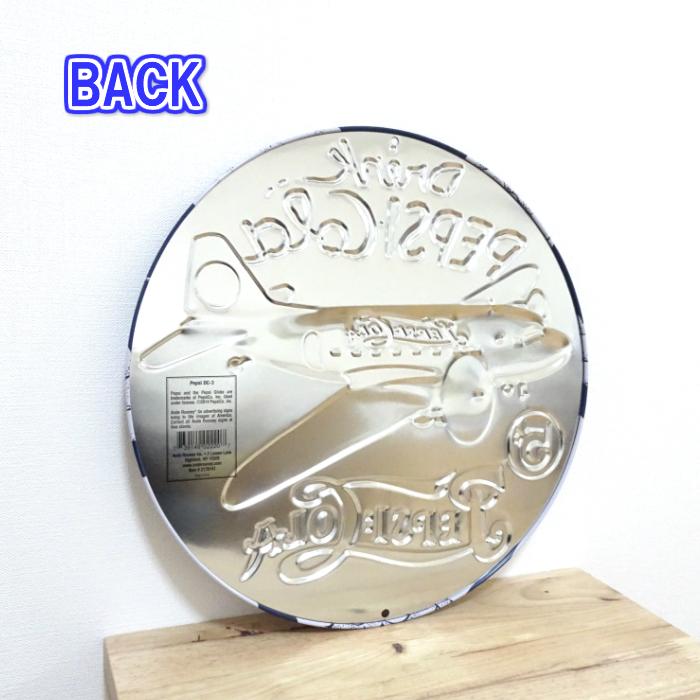 PEPSI（ペプシ） ブリキ看板 アンティーク 珍しい 飛行機 ガレージ