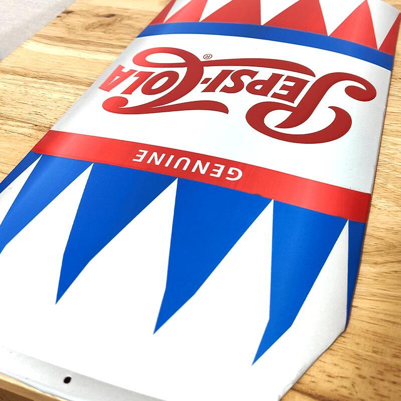 PEPSI（ペプシ） ブリキ看板 アンティーク 缶 ガレージ ブルー