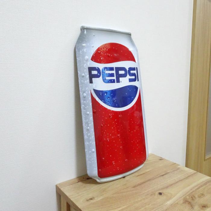 PEPSI ブリキ看板 ペプシ アンティーク 珍しい 缶 ガレージ 赤