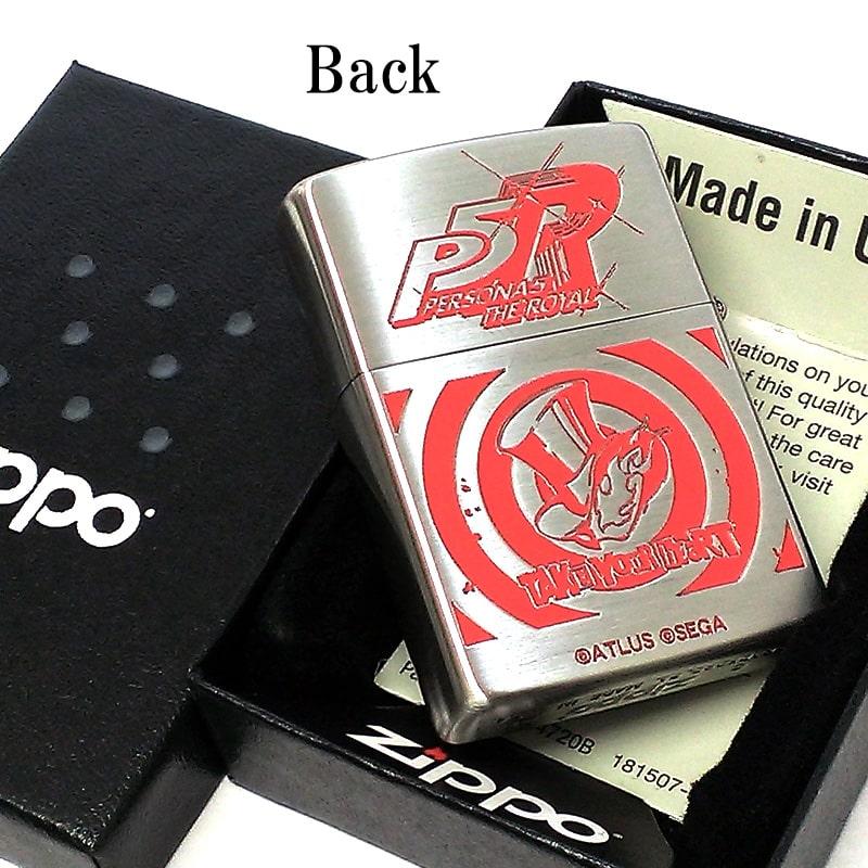 ZIPPO（ジッポー） ライター ゲーム ペルソナ5 ザ・ロイヤル シルバー