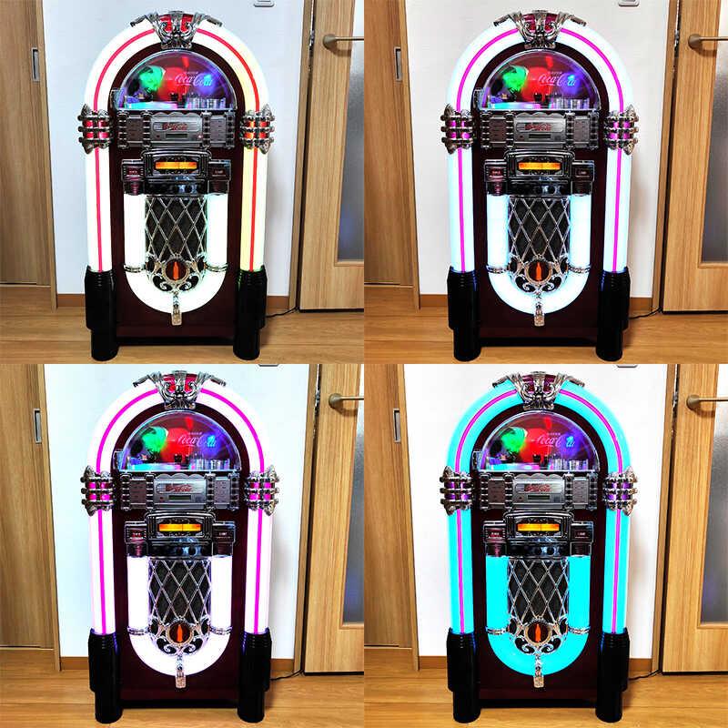 Coca Cola（コカコーラ） ジュークボックス LED レトロ 光る レトロ