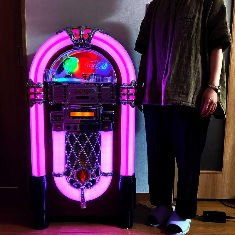 Coca Cola（コカコーラ） ジュークボックス LED レトロ 光る レトロ