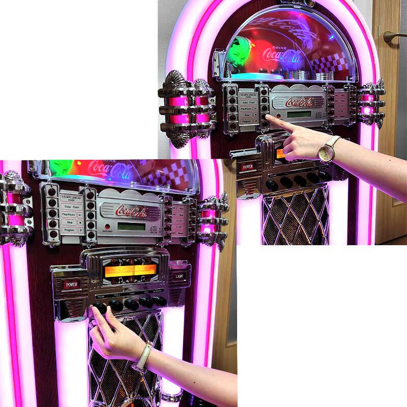 Coca Cola（コカコーラ） ジュークボックス LED レトロ 光る レトロ