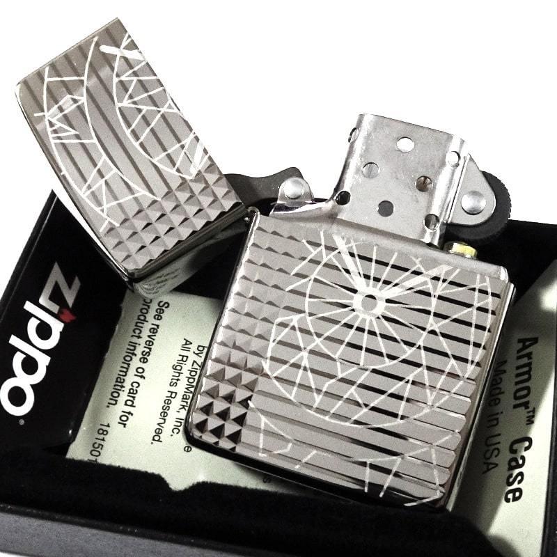 Zippo ジッポー アーマー ポリゴン クロック 時計 チタニューム