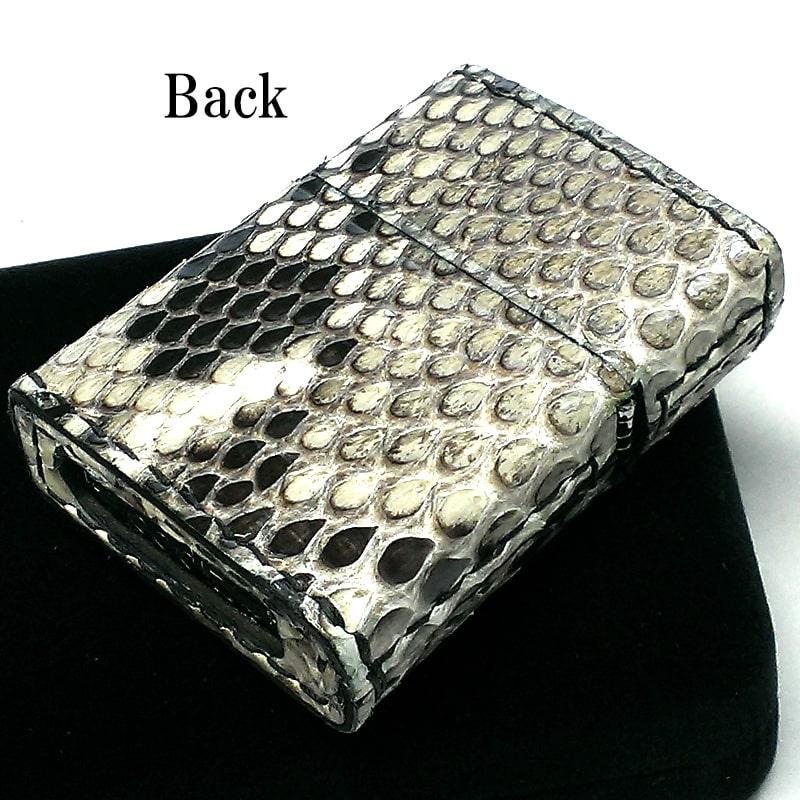 本格派ま！本格派ま！ZIPPO 限定50個生産 パイソン 本革巻き