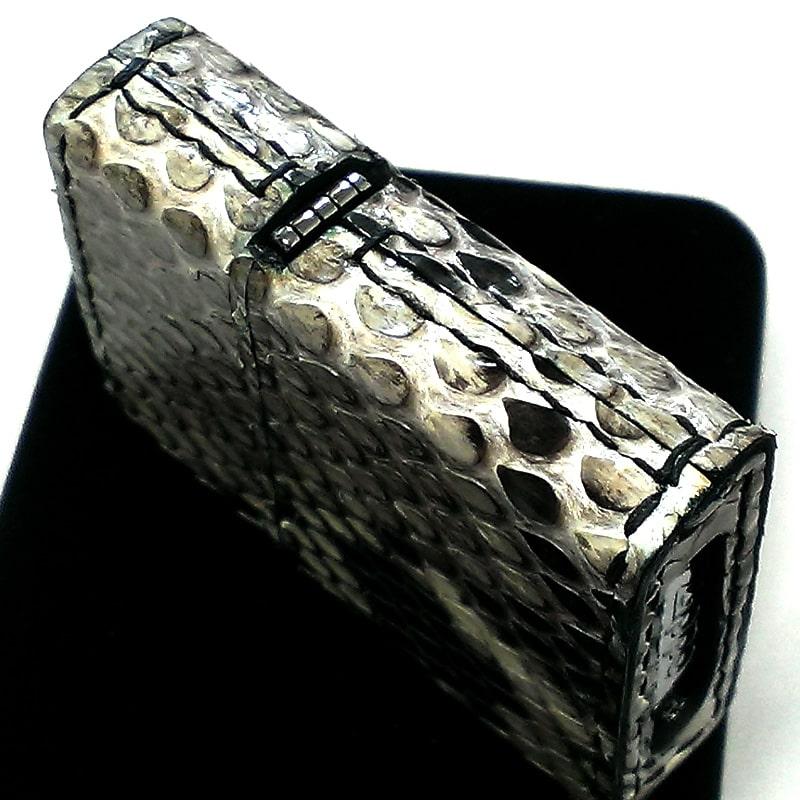 ZIPPO（ジッポー） 限定50個生産 パイソン 本革巻き ハウライト 天然石 