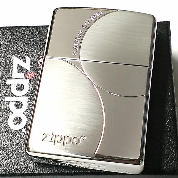 ZIPPO（ジッポー） ライター ジッポ プラチナ仕上げ 鏡面＆サテン 