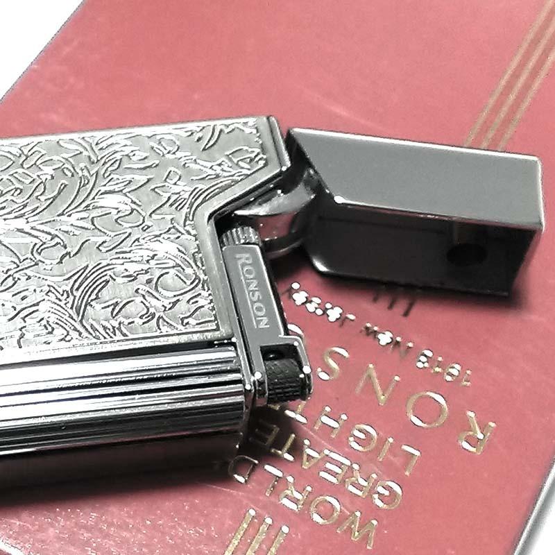 RONSON オイルライター ロンソン ワーク26 シルバーアラベスク