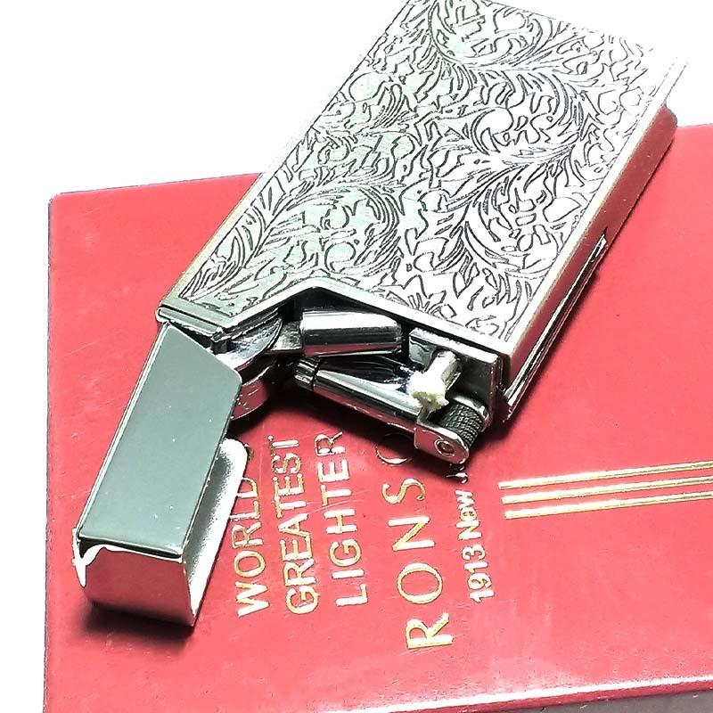RONSON オイルライター ロンソン ワーク26 シルバーアラベスク