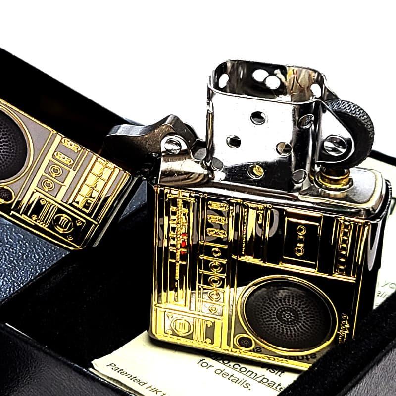 ZIPPO（ジッポー） ライター ラジカセ ゴールド ブラック 廃盤 絶版