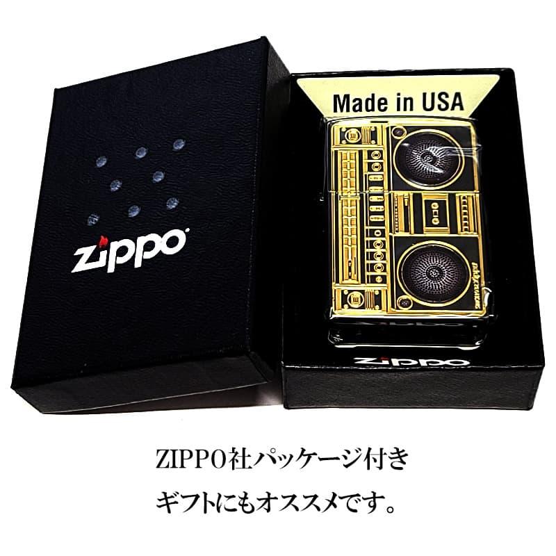 ZIPPO（ジッポー） ライター ラジカセ ゴールド ブラック 廃盤 絶版