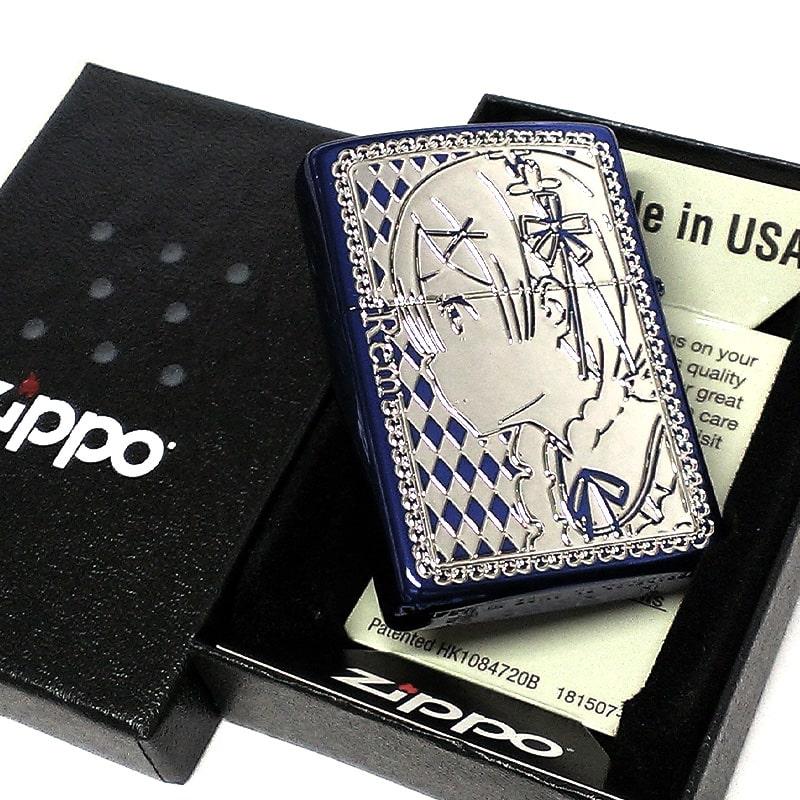 ZIPPO ライター リゼロ Re:ゼロから始める異世界生活 レム イオンブルー ジッポ キャラクター アニメ 両面加工 可愛い ギフト｜hayamipro｜05