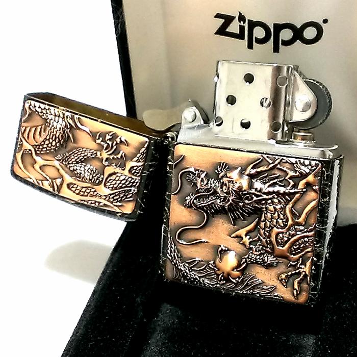 ZIPPO 和柄 ライター ライズメタル 赤龍 金乱糸 黒 伝統工芸 ジッポ 本