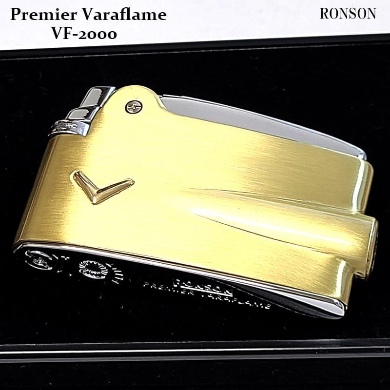 RONSON ガスライター フリント式 ブラスサテン ロンソン プレミア