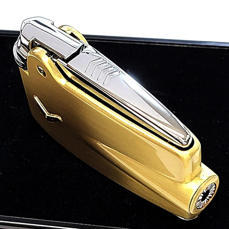 RONSON ガスライター フリント式 ブラスサテン ロンソン プレミア