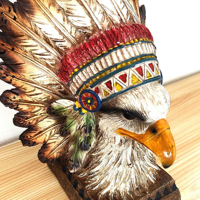 置物 イーグル チーフ バスト オブジェ かっこいい 胸像 ネイティブ