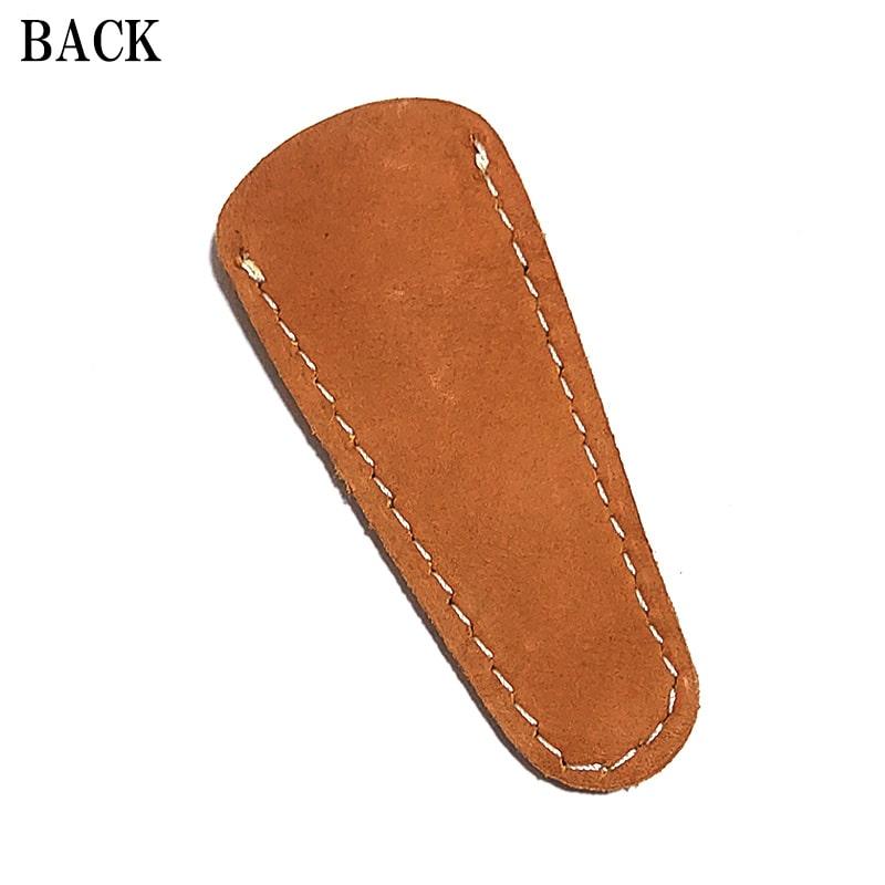 シザーケース おしゃれ キャメル ブラウン 本革 レザーケース 糸