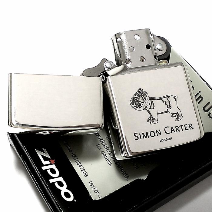 Zippo サイモンカーター ジッポ ライター ブルドック 可愛い シルバー 金差し 彫刻 女性 レディース メンズ ブランド かわいい おしゃれ Scp 046 Zippoタバコケース喫煙具のハヤミ 通販 Yahoo ショッピング