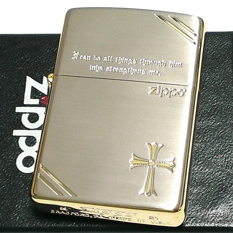 ファッション 通販 ライター ZIPPO ジッポ シルバーサテン 金差し クロス その他
