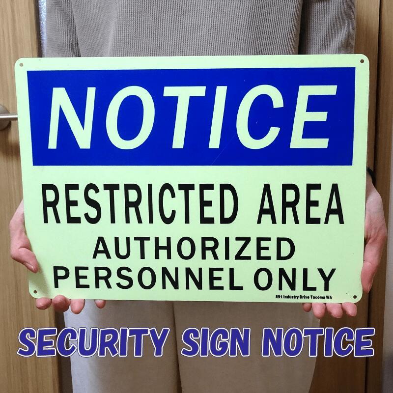 アメリカン レトロ サインボード 看板 US SECURITY SIGN NOTICE アメリカン レトロ サインボード 看板 US SECURITY SIGN NOTICE