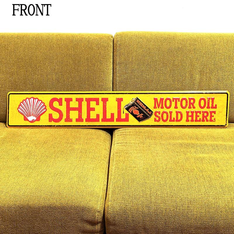 アメリカン レトロ ブリキ看板 ガレージ SHELL MOTOR OIL レトロ 