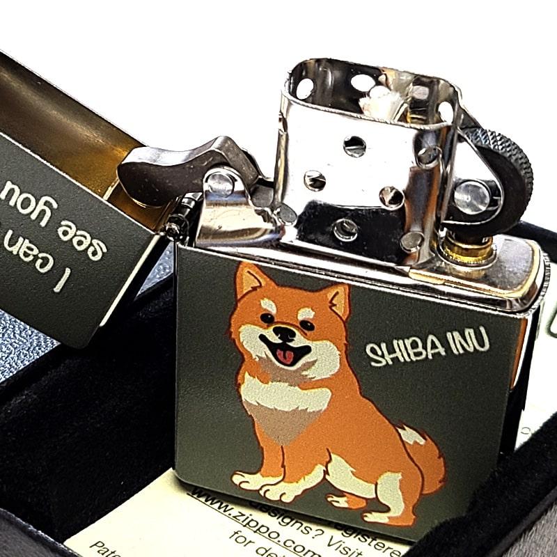 ZIPPO（ジッポー） 柴犬 アニマル ジッポ ライター グリーン かわいい