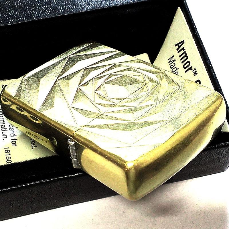 ZIPPO（ジッポー） ライター アーマー ローズ ジッポ 両面加工 バラ