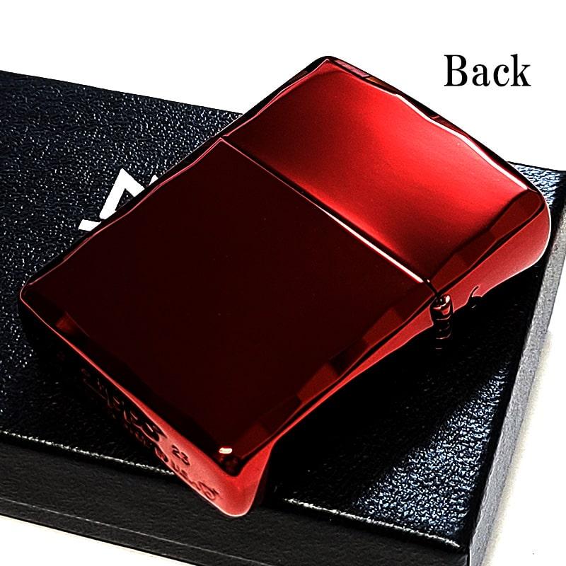 ZIPPO アーマー ジッポ ライター シャインレイ 鏡面イオンレッド