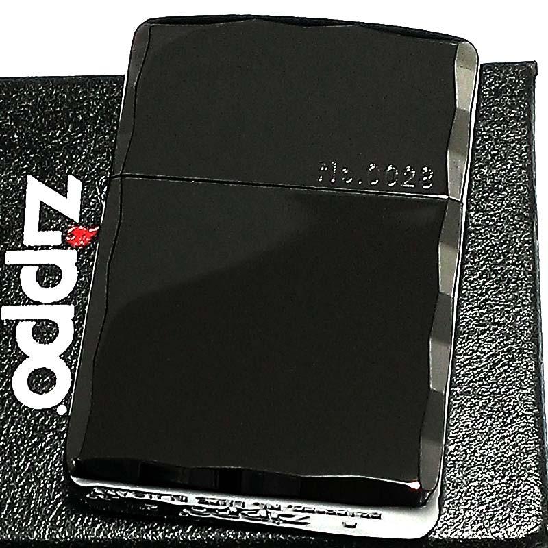 ZIPPO ライター アーマー 限定 シャインレイ 黒鏡面仕上げ