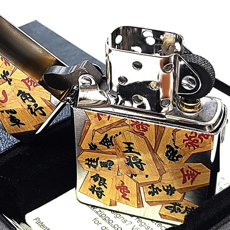 ZIPPO（ジッポー） ライター かわいい 将棋 ジッポ シルバーサテン 駒